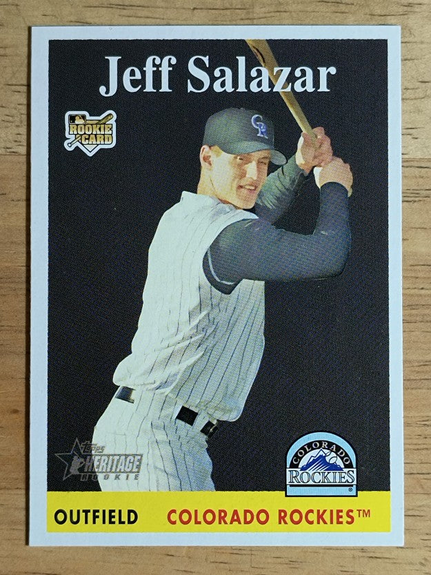 2007 Topps Heritage #466 Jeff Salazar