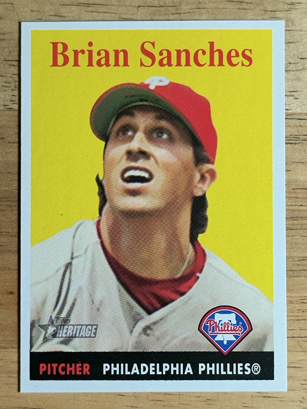 2007 Topps Heritage #474 Brian Sanches SP