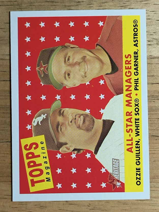 2007 Topps Heritage #475 Ozzie Guillen AS MG/Phil Garner AS MG
