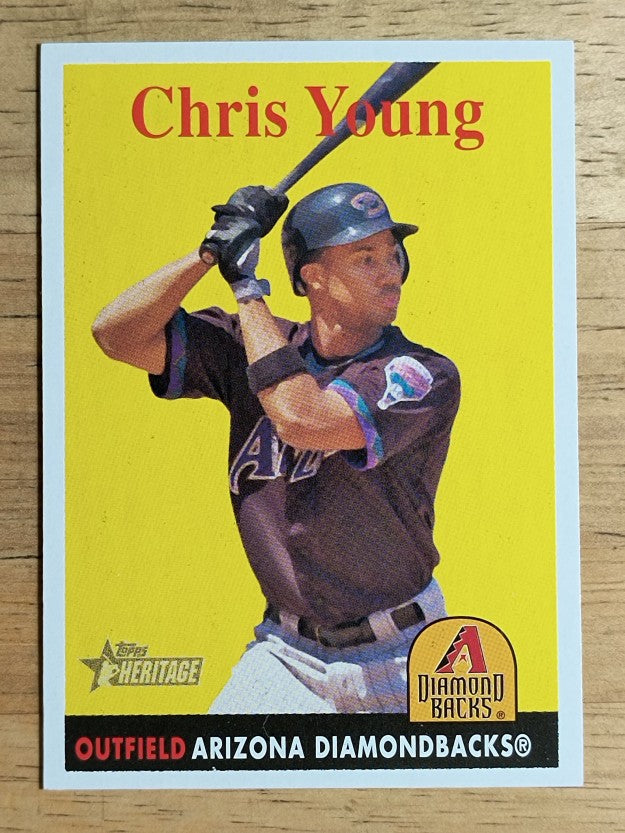 2007 Topps Heritage #417 Chris B. Young