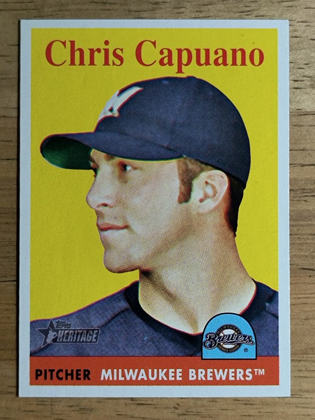 2007 Topps Heritage #421 Chris Capuano