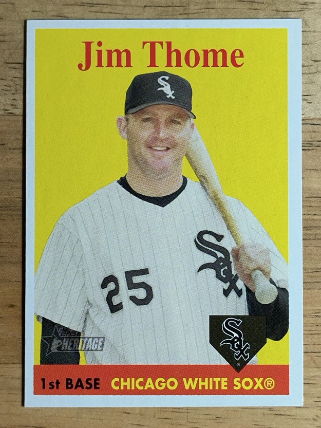 2007 Topps Heritage #33b Jim Thome YT