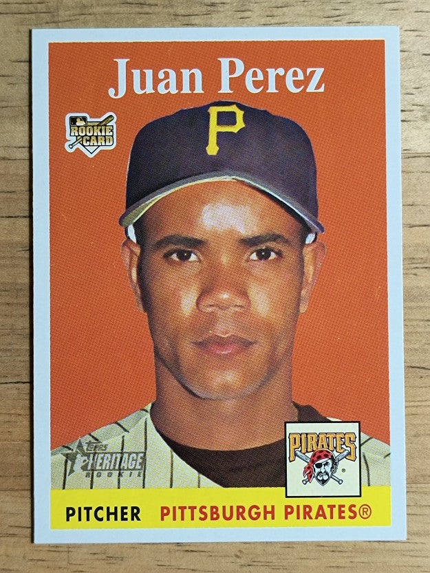 2007 Topps Heritage #306 Juan Perez RC