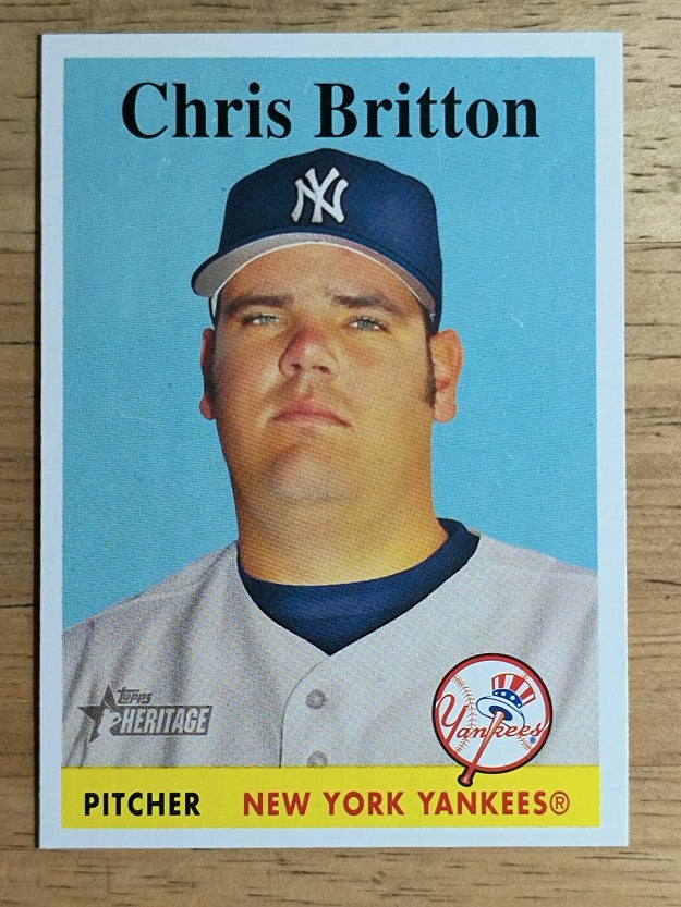 2007 Topps Heritage #307 Chris Britton
