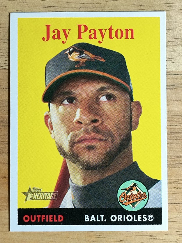 2007 Topps Heritage #121 Jay Payton SP