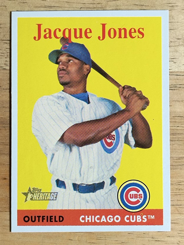 2007 Topps Heritage #122 Jacque Jones SP