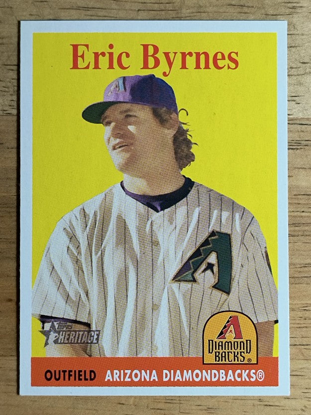 2007 Topps Heritage #138 Eric Byrnes