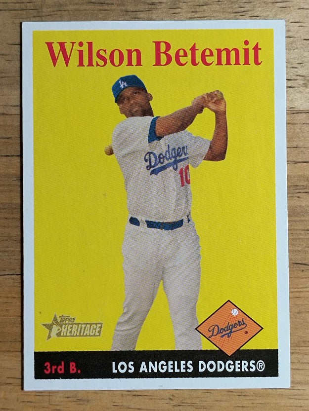 2007 Topps Heritage #16 Wilson Betemit