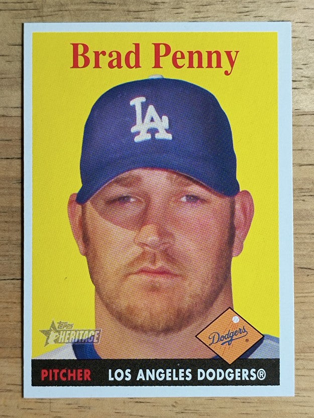 2007 Topps Heritage #25 Brad Penny