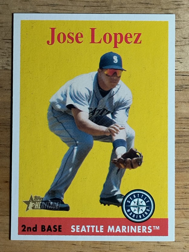 2007 Topps Heritage #29 Jose Lopez