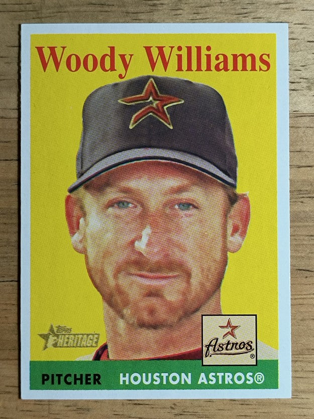 2007 Topps Heritage #35a Woody Williams