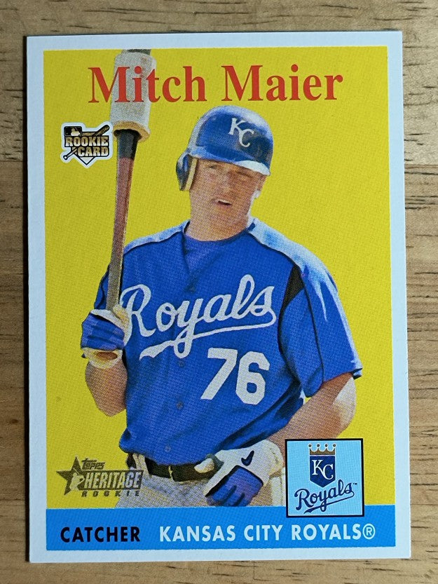 2007 Topps Heritage #39 Mitch Maier RC