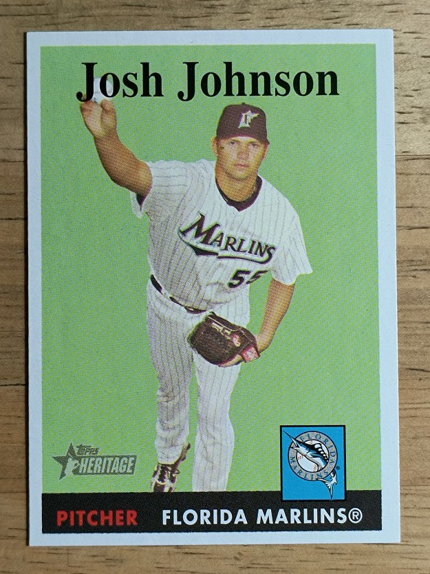2007 Topps Heritage #143 Josh Johnson