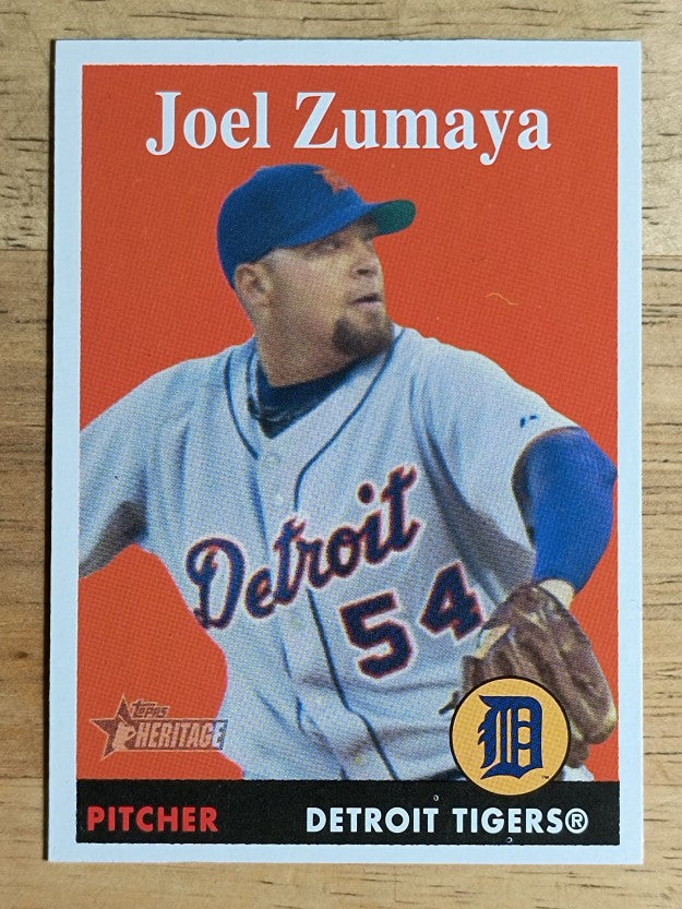 2007 Topps Heritage #46a Joel Zumaya