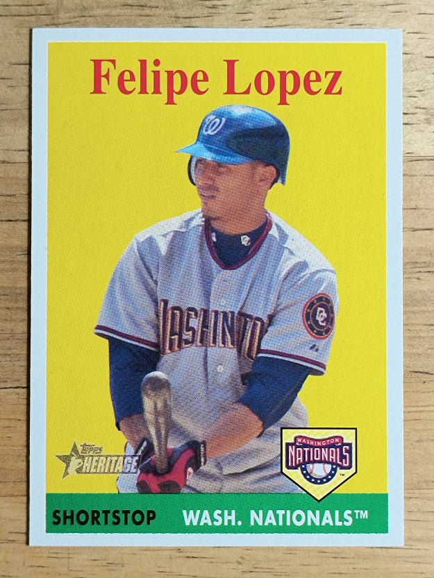 2007 Topps Heritage #55 Felipe Lopez