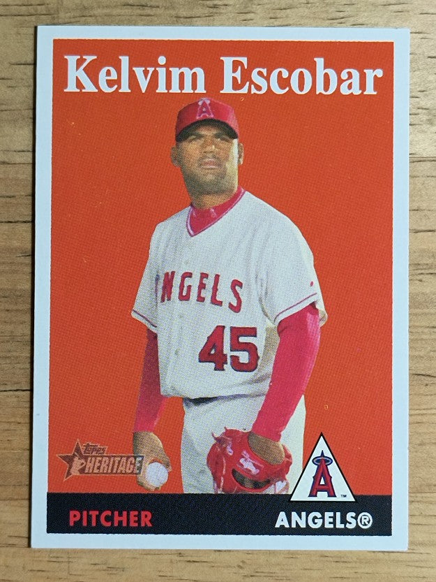 2007 Topps Heritage #57a Kelvim Escobar