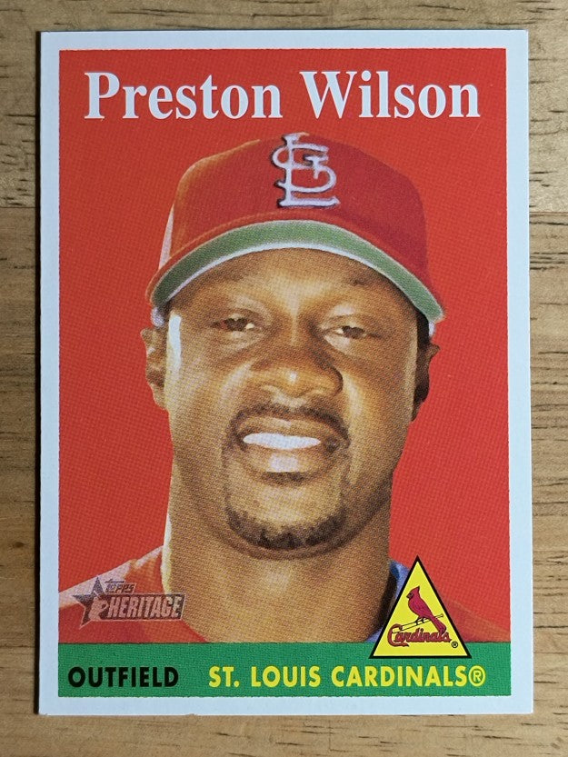 2007 Topps Heritage #60a Preston Wilson