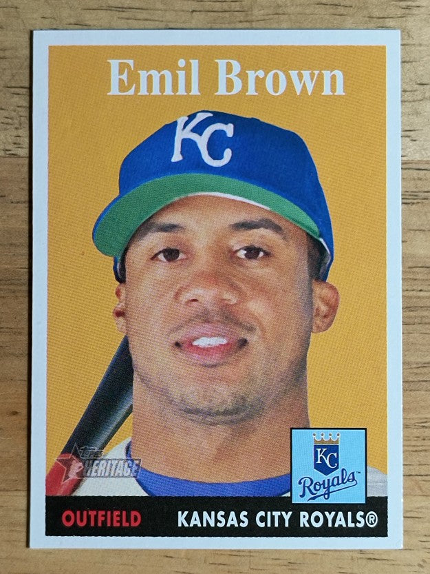 2007 Topps Heritage #69 Emil Brown