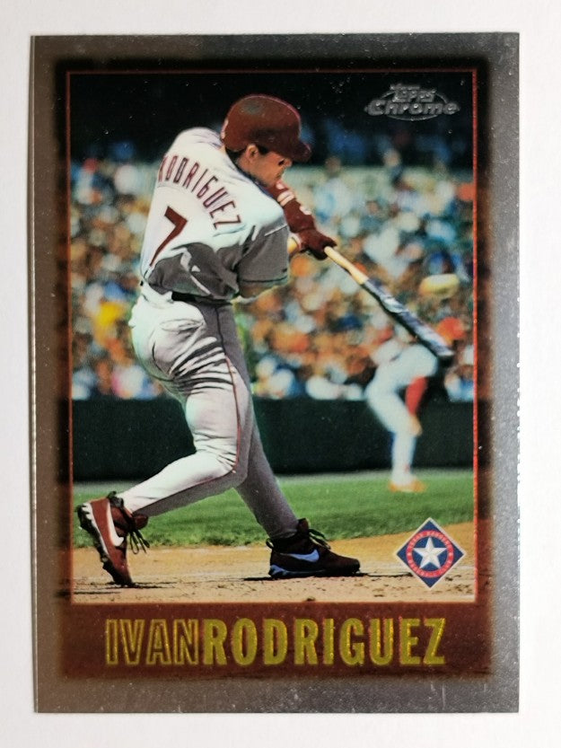 1997 Topps Chrome #114 Ivan Rodriguez