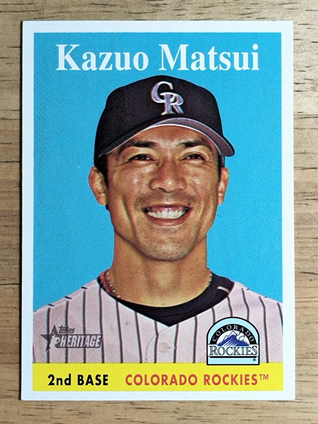 2007 Topps Heritage #84 Kazuo Matsui