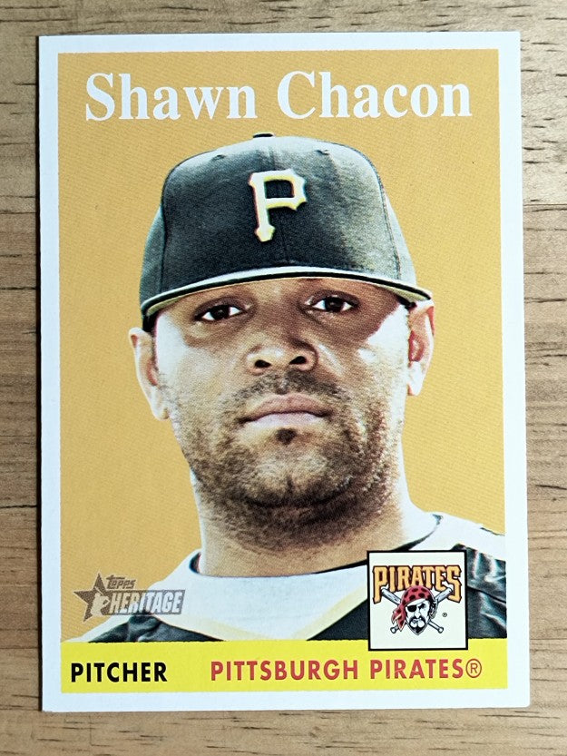 2007 Topps Heritage #87a Shawn Chacon