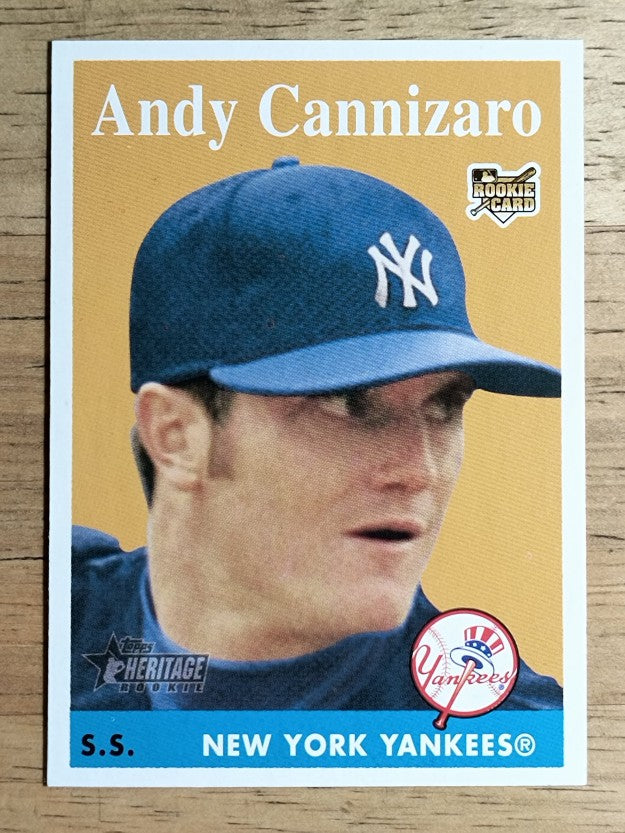 2007 Topps Heritage #175 Andy Cannizaro RC