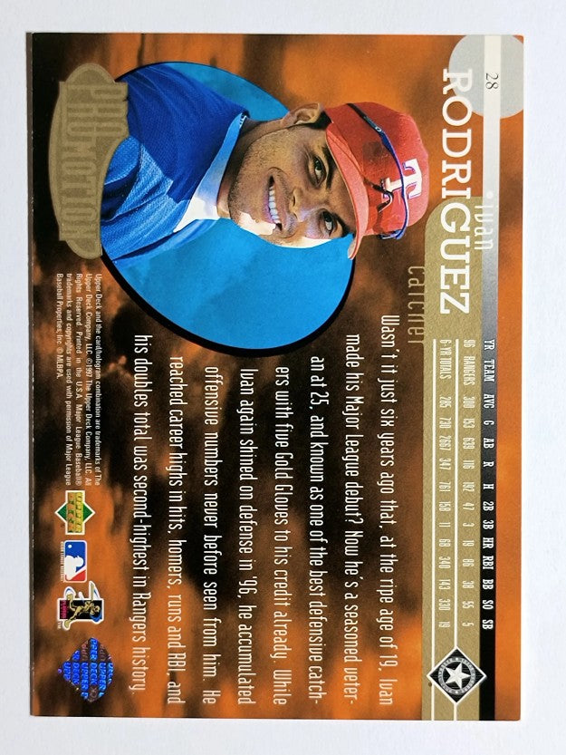 1997 UD3 #28 Ivan Rodriguez