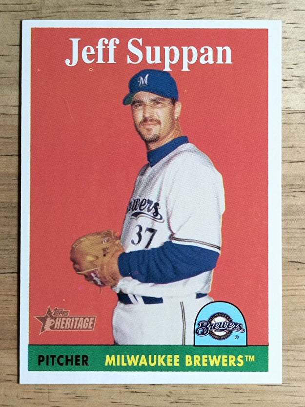 2007 Topps Heritage #97a Jeff Suppan