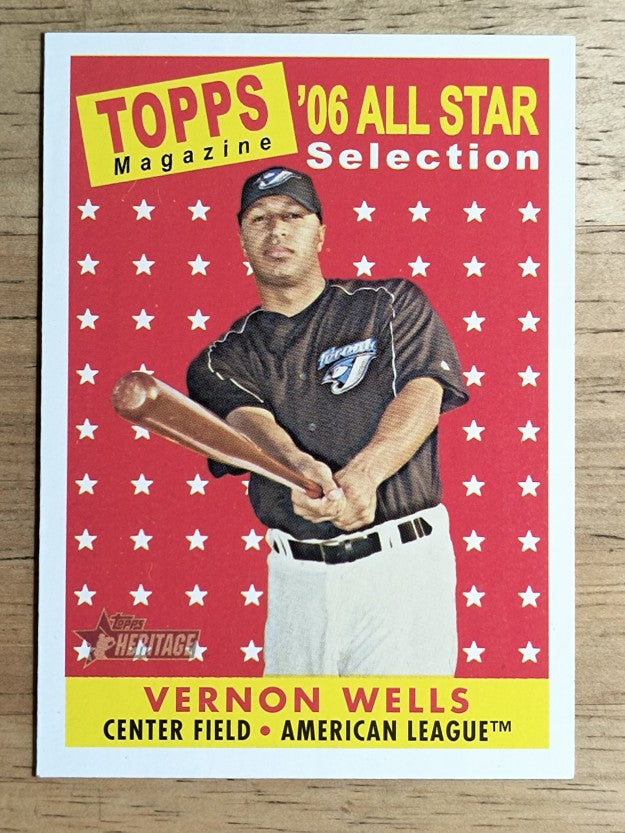 2007 Topps Heritage #487 Vernon Wells AS