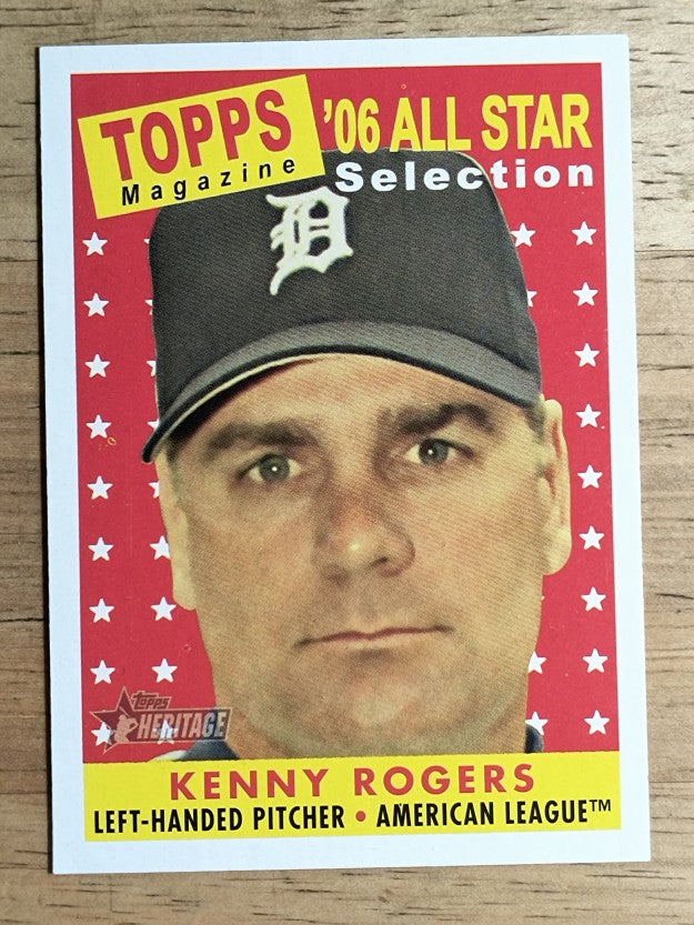 2007 Topps Heritage #495 Kenny Rogers AS