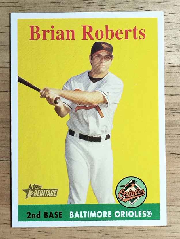 2007 Topps Heritage #102 Brian Roberts