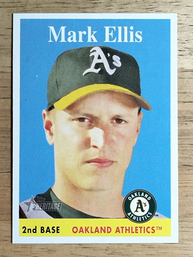 2007 Topps Heritage #105 Mark Ellis