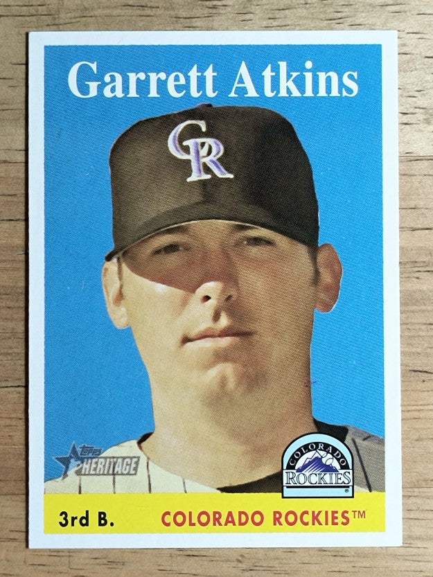 2007 Topps Heritage #107 Garrett Atkins