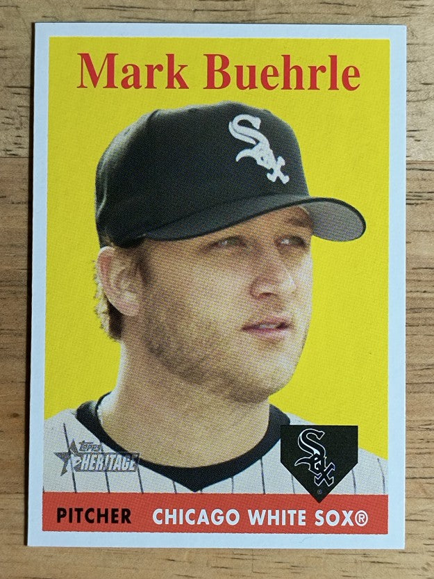2007 Topps Heritage #50a Mark Buehrle SP