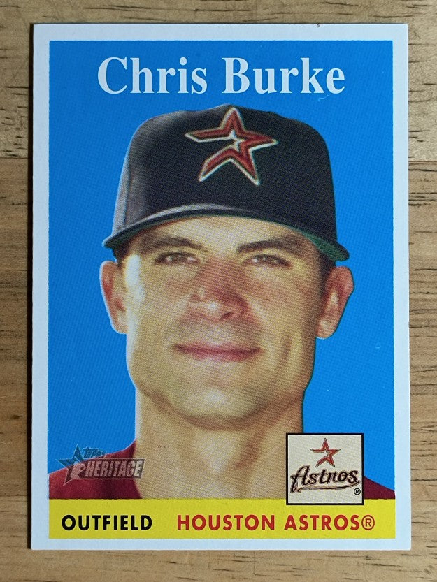 2007 Topps Heritage #179 Chris Burke