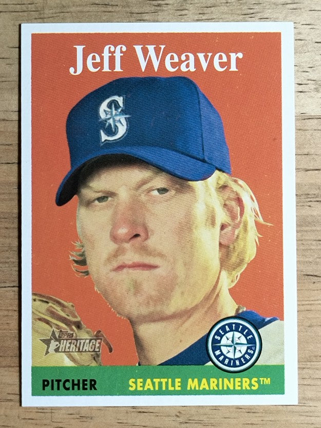 2007 Topps Heritage #180 Jeff Weaver