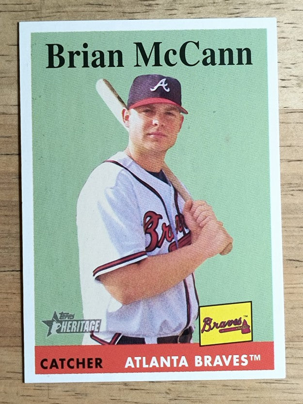 2007 Topps Heritage #390 Brian McCann