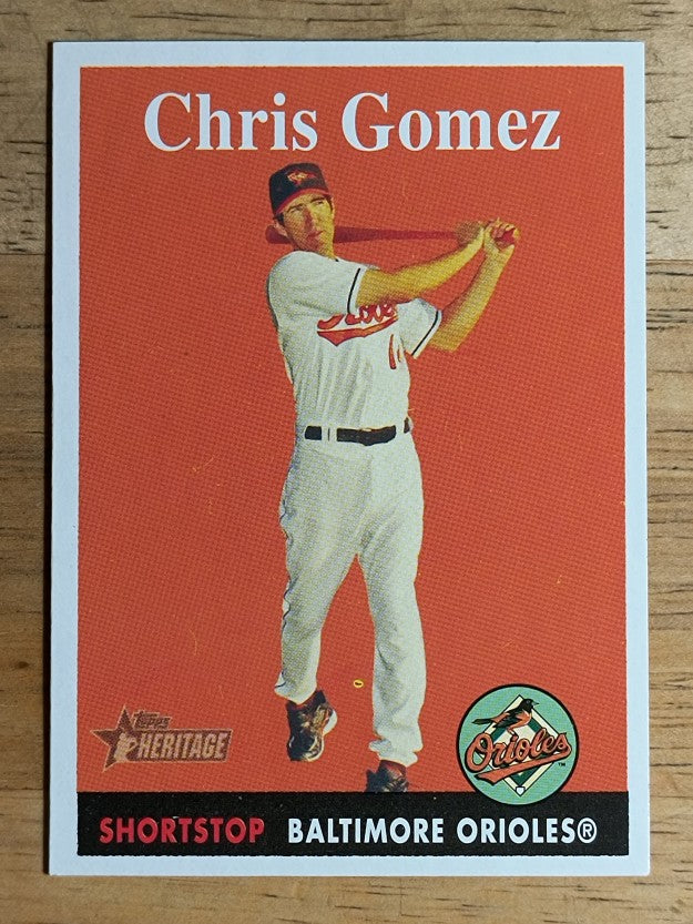 2007 Topps Heritage #154 Chris Gomez