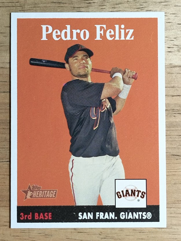 2007 Topps Heritage #309 Pedro Feliz