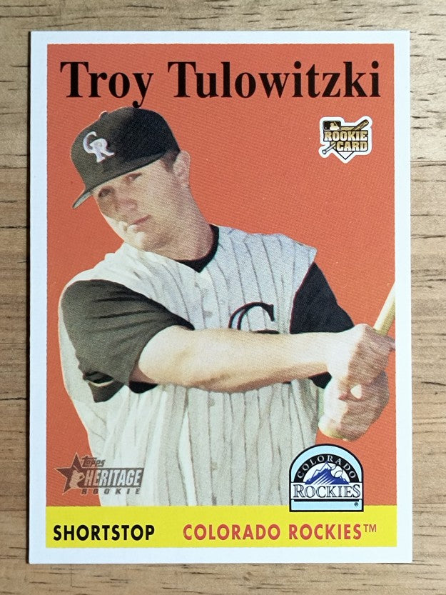 2007 Topps Heritage #263 Troy Tulowitzki