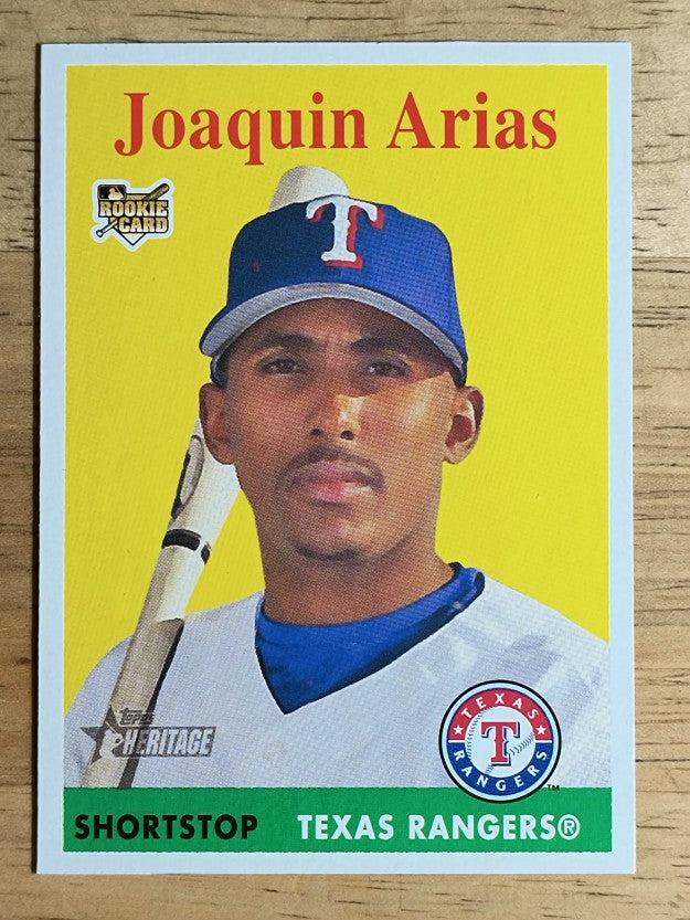 2007 Topps Heritage #462 Joaquin Arias