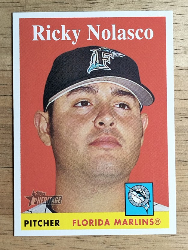 2007 Topps Heritage #399 Ricky Nolasco