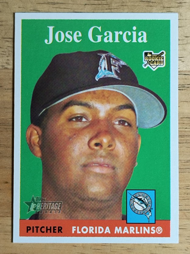 2007 Topps Heritage #464 Jose Garcia SP RC