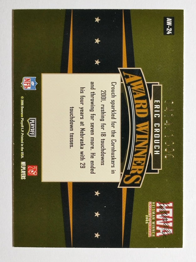 2006 Playoff Contenders Award Winners #24 Eric Crouch
