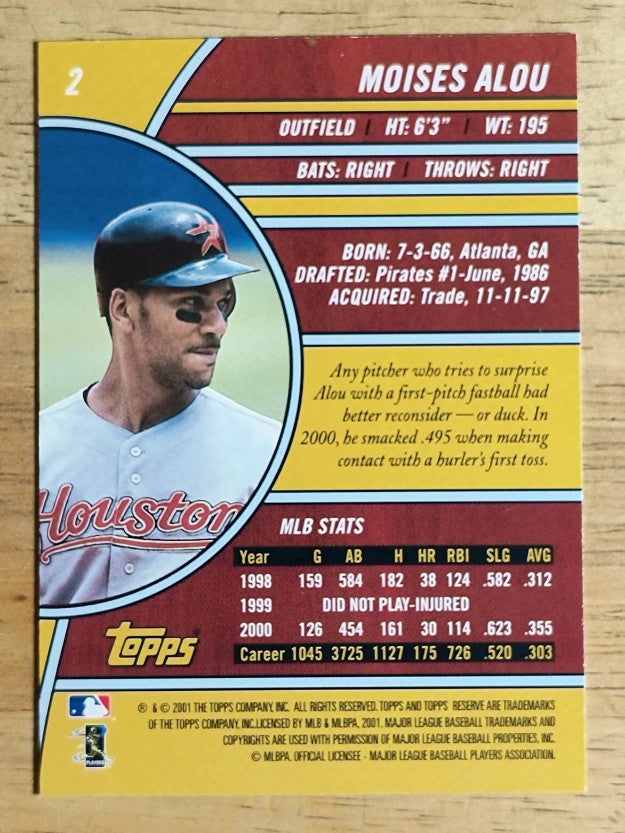 2001 Topps Reserve #2 Moises Alou