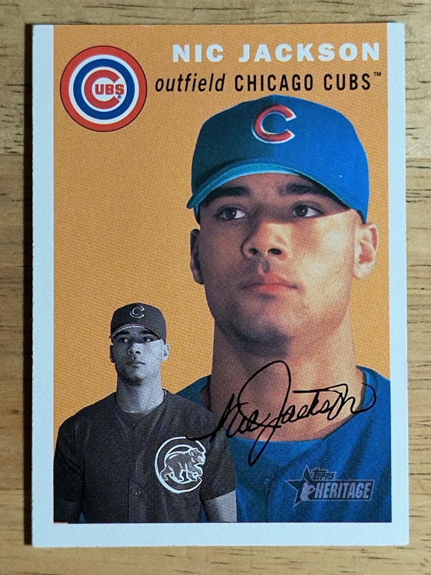 2003 Topps Heritage #301 Nic Jackson