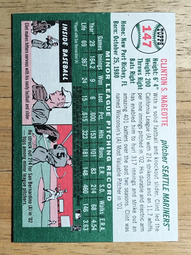 2003 Topps Heritage #147 Clint Nageotte