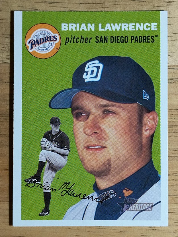 2003 Topps Heritage #286 Brian Lawrence