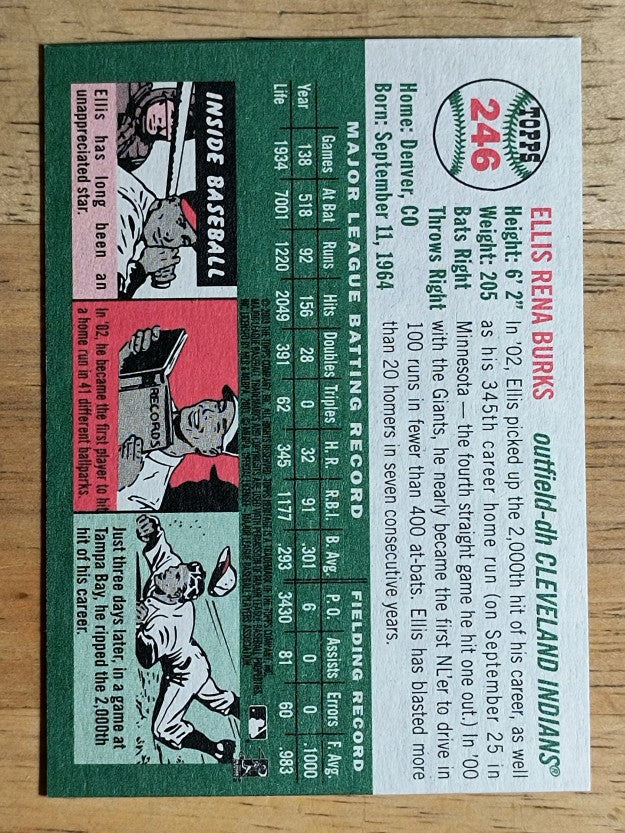 2003 Topps Heritage #246 Ellis Burks