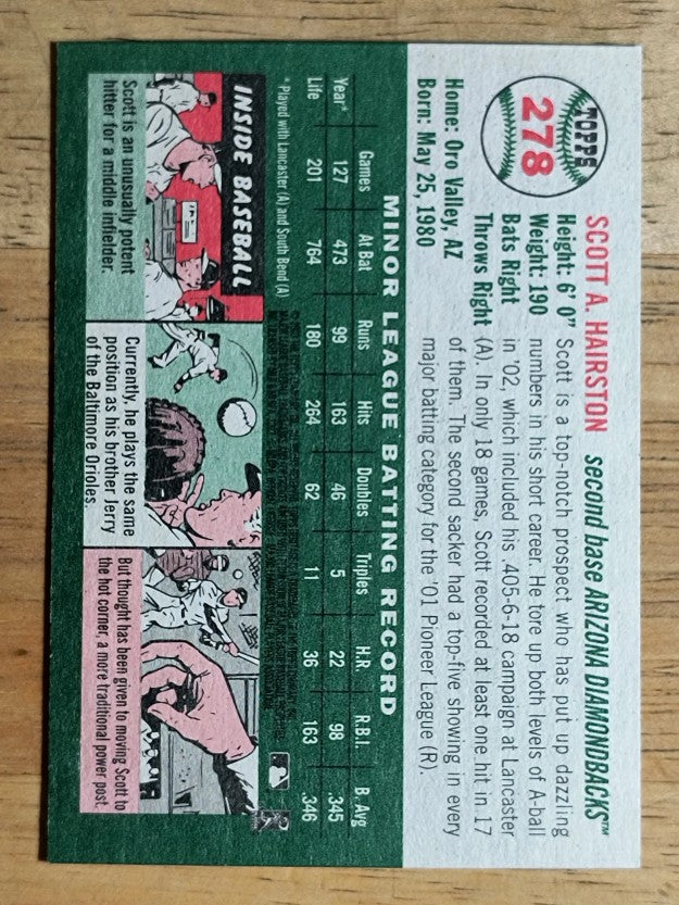 2003 Topps Heritage #278 Scott Hairston